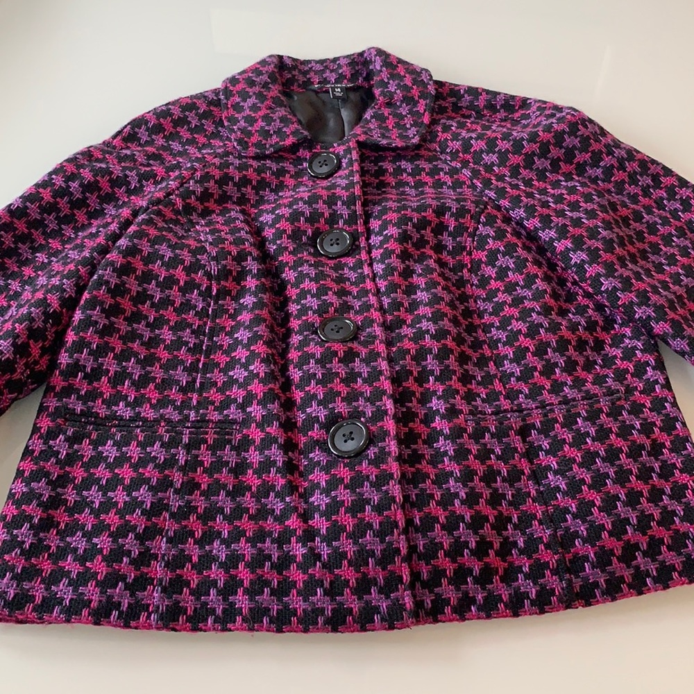 Briggs New York - cropped blazer - size 14